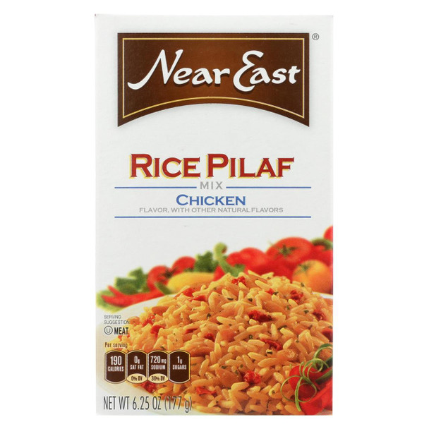 Near East Rice Pilaf Mix - Chicken - Case of 12 - 6.25 oz.