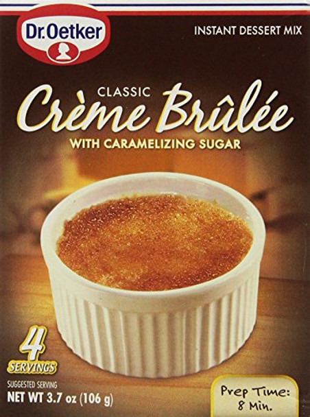 Dr. Oetker Organics Classic Cr?me Brulee - Case of 12 - 3.7 oz.