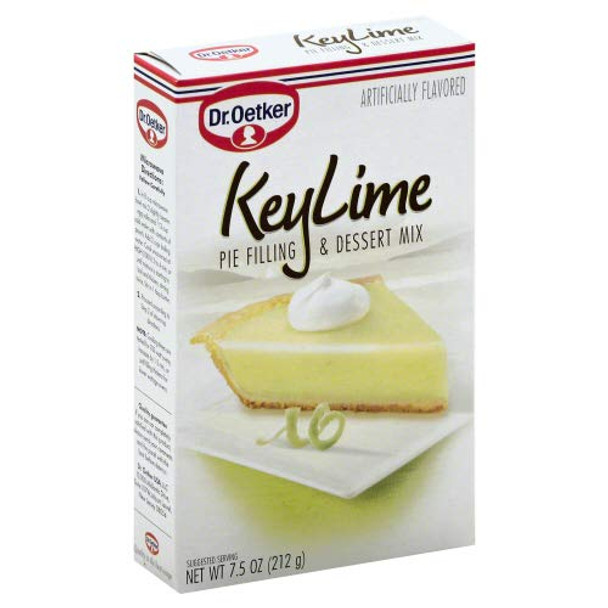 Dr. Oetker Organics Key Lime Pie Filling and Dessert Mix - Case of 12 - 7.5 oz.