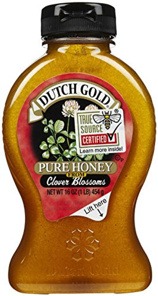 Dutch Gold Honey - Honey Clover - CS of 6-16 OZ