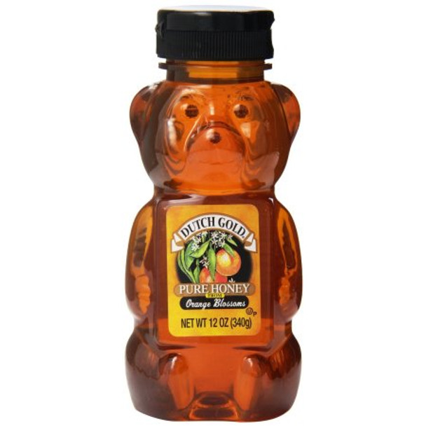 Dutch Gold Honey Orange Blossom Honey - Case of 12 - 12 oz.