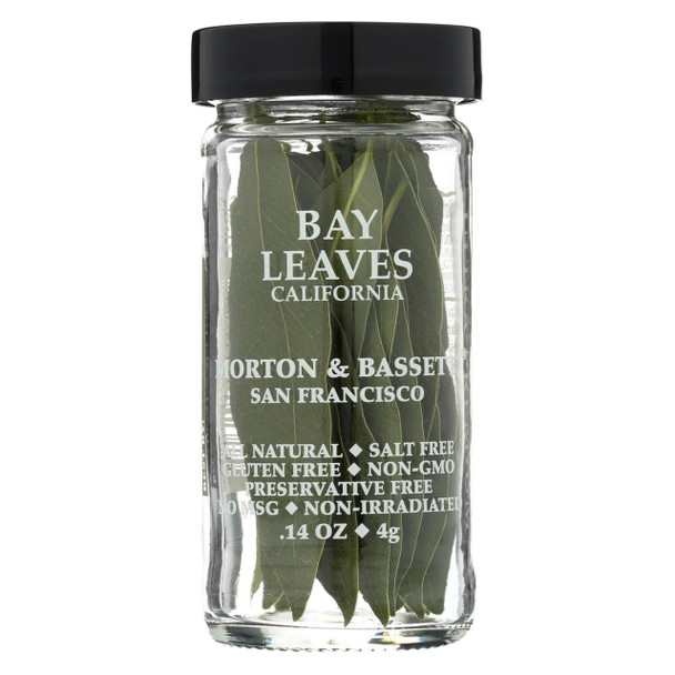 Morton and Bassett Bay Leaves - .5 oz - Case of 3