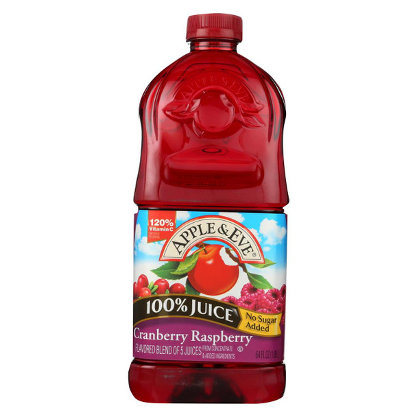 Apple and Eve 100 Percent Juice - Cranberry Juice and More - Case of 8 - 64 Fl oz.