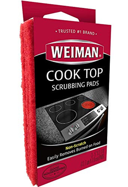 Weiman Pads - Cooktop Scrubbing - Case of 6 - 3 count