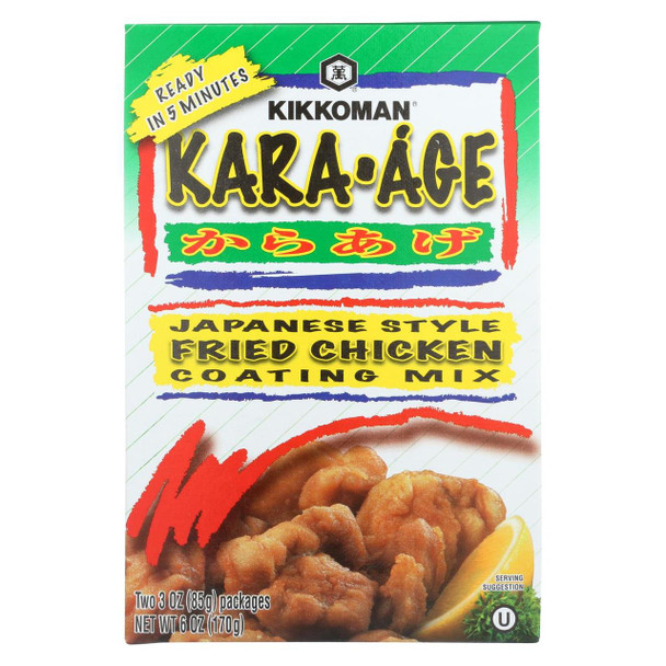 Kikkoman Coating Mix - Kara Age - Case of 12 - 6 oz