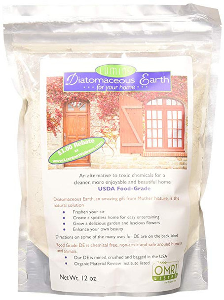 Lumino Diatomaceous Earth for Your Home - 12 oz