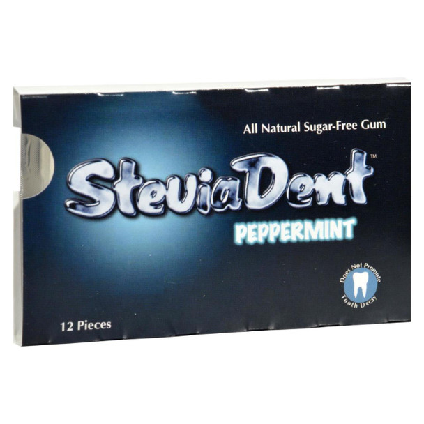 Stevita SteviaDent Peppermint - 12 Pieces - Case of 12