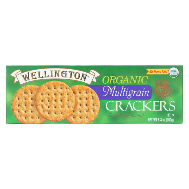 Wellington Organic - Multigrain Cracker - Case of 12 - 5.3 oz.
