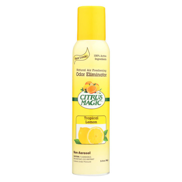 Citrus Magic Natural Odor Eliminating Air Freshener - Tropical Lemon - 3.5 fl oz