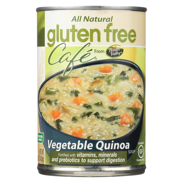 Gluten Free Cafe Soup - Gluten Free - Vegetable Quinoa - Case of 12 - 15 oz