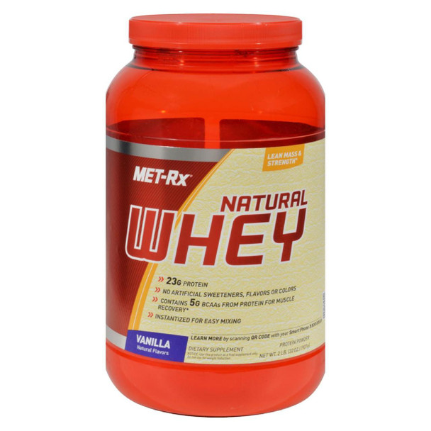 Met-Rx Instantized Natural Whey Protein Vanilla - 2 lbs