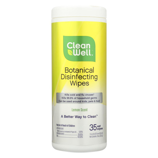 CleanWell Disinfecting Wipes - 35 count