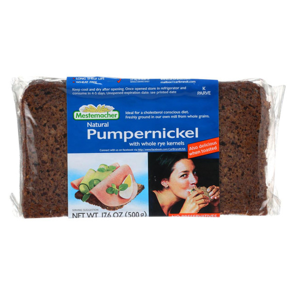 Mestemacher Bread Bread - Westphalian Classic - Pumpernickel - 17.6 oz - 1 each