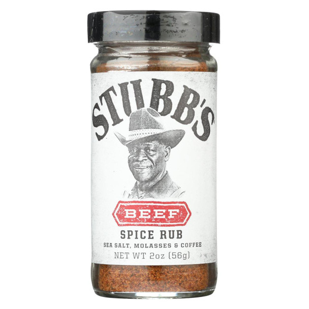 Stubb's Spice Rub - Beef - Case of 6 - 2 oz.