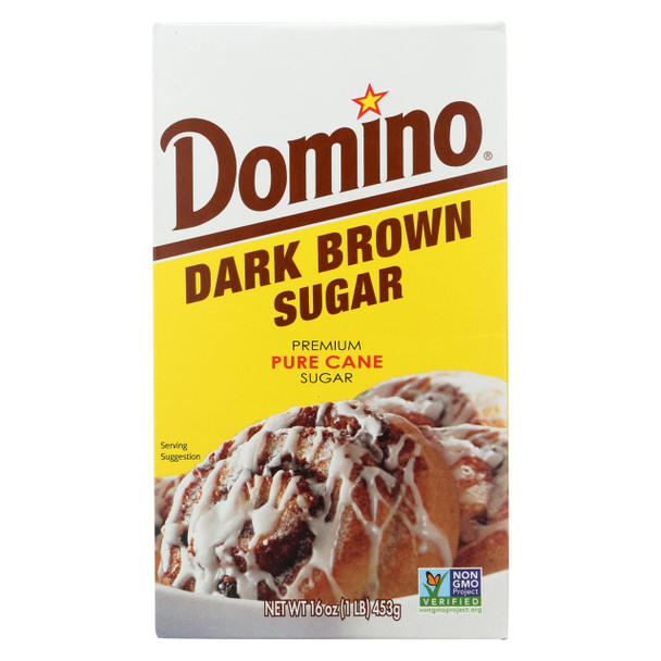 Domino Sugar - Dark Brown - Case of 24 - 1 Lb