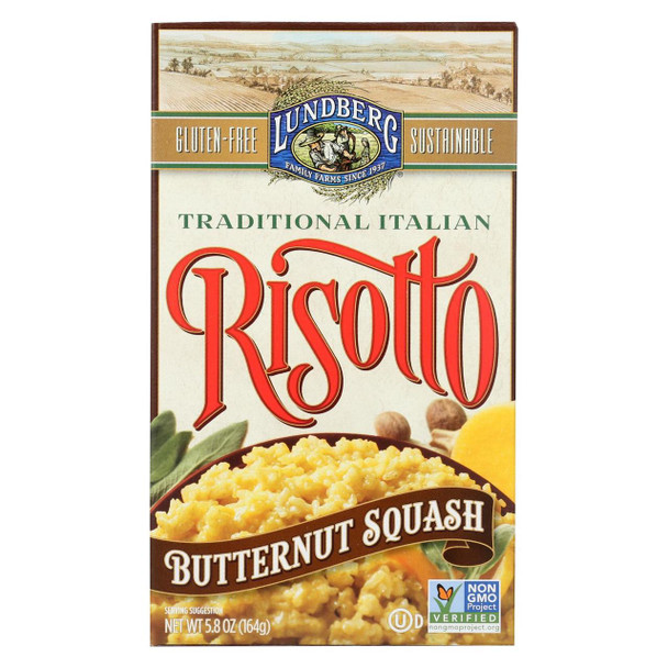 Lundberg Family Farms Butternut Squash Risotto - Case of 6 - 5.8 oz.