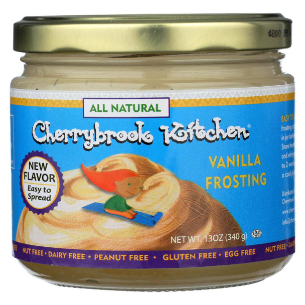 Cherrybrook Kitchen - All Natural Vanilla Frosting - Case of 6 - 13 oz