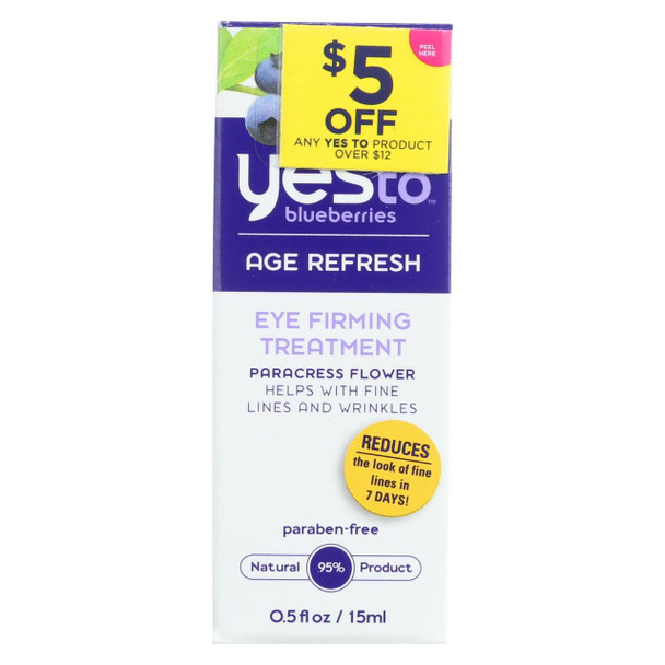Yes to Blueberries Eye Firming Treatment - Age Refresh - .5 oz