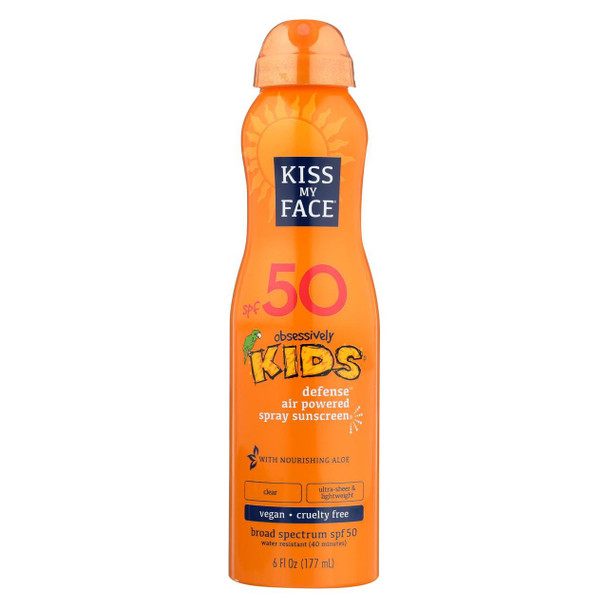 Kiss My Face Kids Defense Spray - Any Angle Air Power SPF 50 - 6 oz