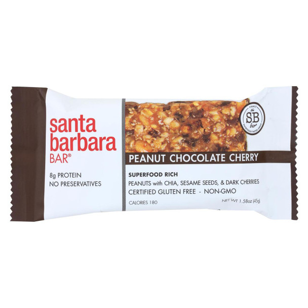 Santa Barbara Bars - Peanut Chocolate Cherry - Pack of 12