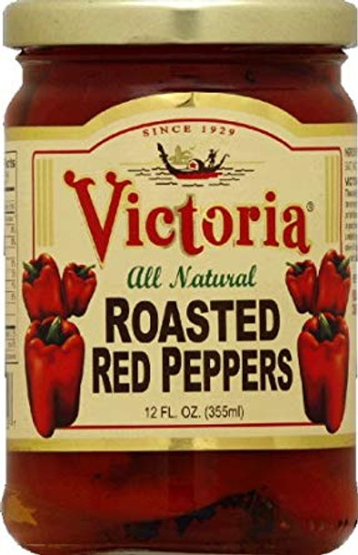 Victoria Red Roasted Peppers - 12 oz.