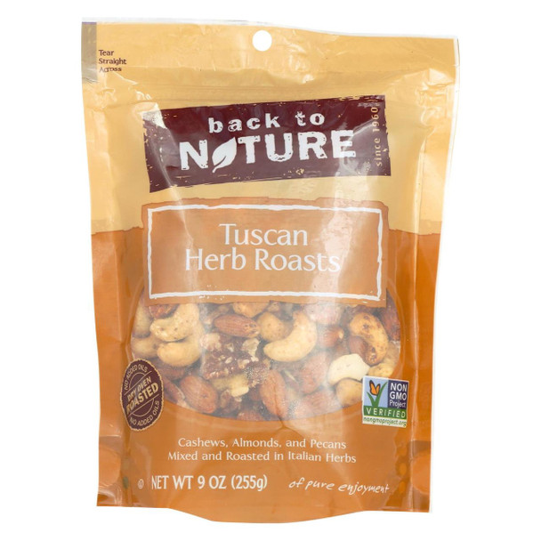 Back To Nature Tuscan Herb Roasts - Case of 9 - 9 oz.