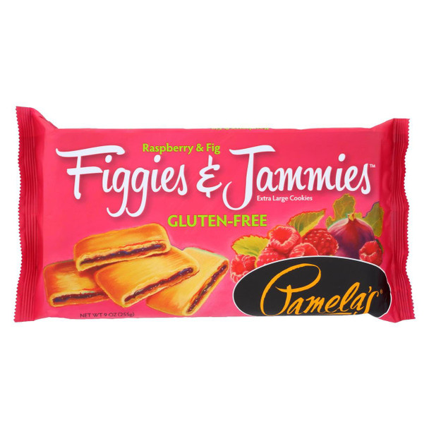 Pamela's Products - Figgies and Jammies - Raspberry - Case of 6 - 9 oz.