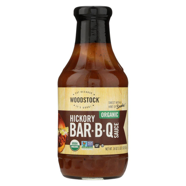 Woodstock - Bbq Sauce Og2 Hickory - CS of 12-18 OZ