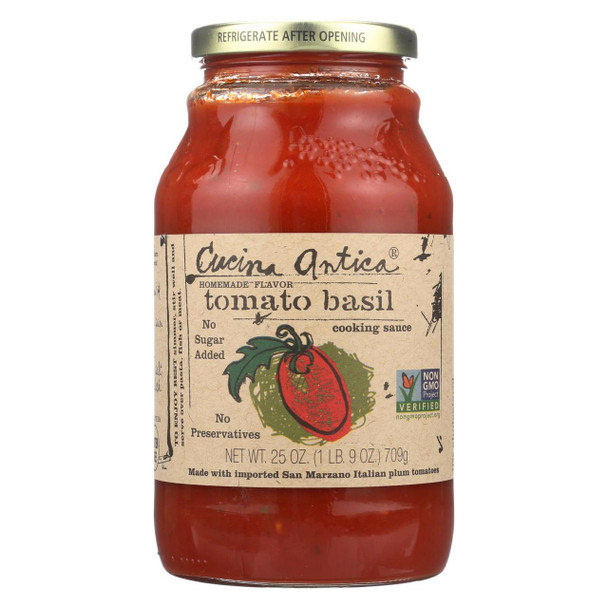 Cucina Antica - Sauce Tomato Basil - EA of 1-25 OZ