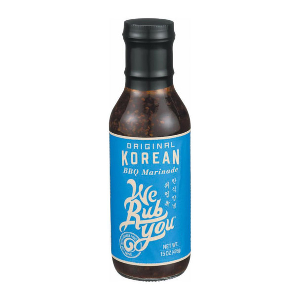 We Rub You BBQ Marinada - Original Korean - Case of 6 - 15 oz.