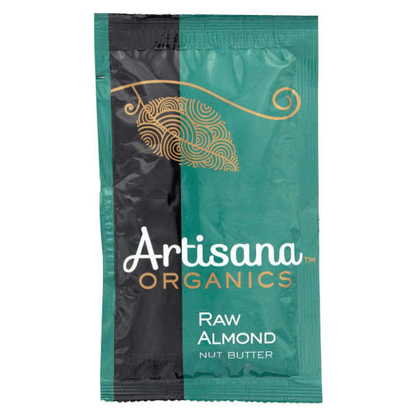 Artisana Organic Raw Almond Butter - Squeeze Packs - 1.06 oz - Case of 10