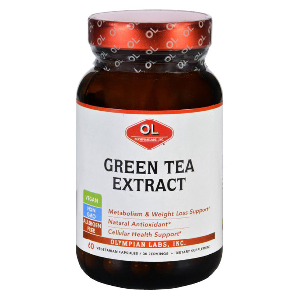 Olympian Labs Green Tea Extract - 60 Vegetarian Capsules