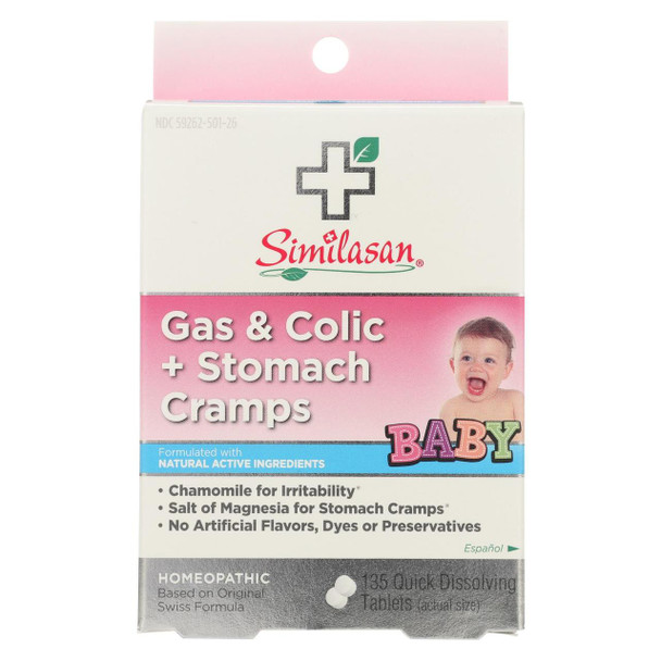 Similasan Baby Gas and Colic plus Stomach Cramps - 135 Tablets