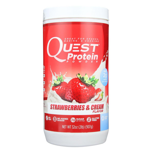 Quest Protein Powder - Strawberries and Cream - 2 lb