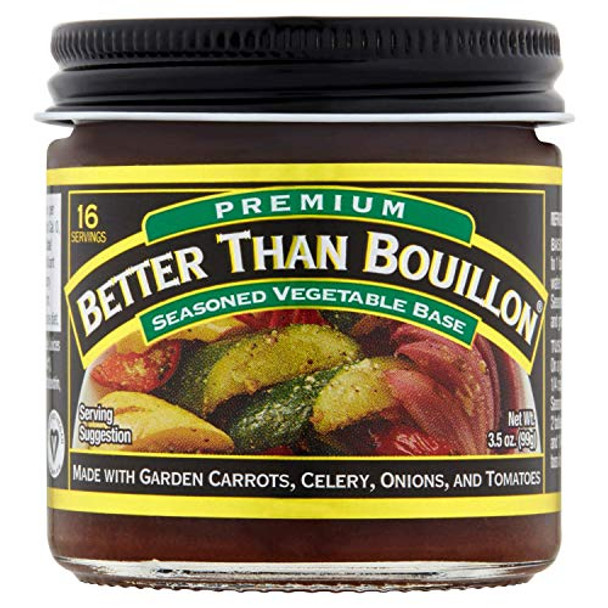 Better Than Bouillon Organic Seasoned - Vegetable Base - Case of 8 - 3.5 oz.