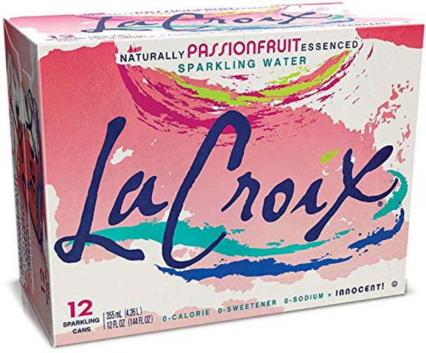 Lacroix Sparkling Water - Passionfruit - Case of 2 - 12/12 fl oz