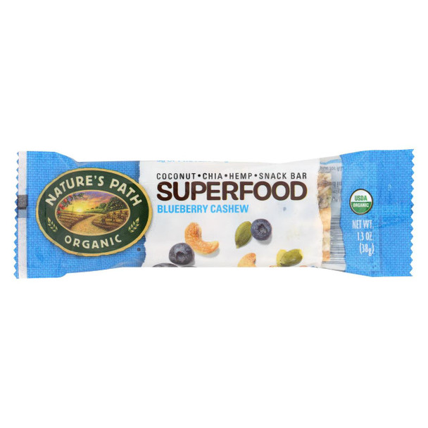 Nature's Path Bar - Q'Ia - Blueberry Cashew - Case of 12 - 1.3 oz