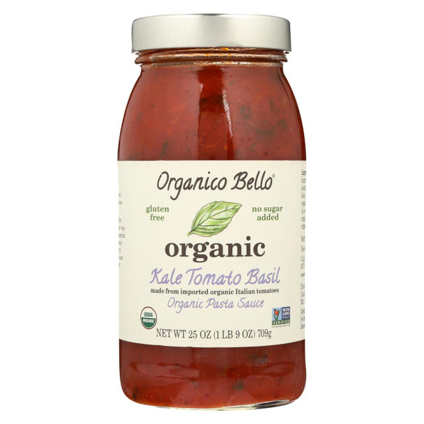 Organico Bello - Sauce Og2 Kale Tom Basil - CS of 6-25 OZ