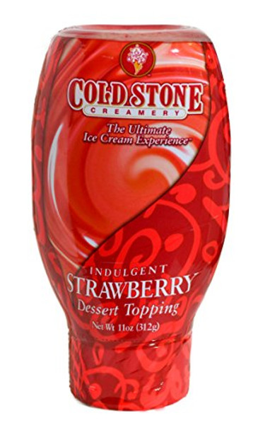 Cold Stone Creamery Dessert Topping - Indulgent Strawberry - Case of 6 - 11 oz.