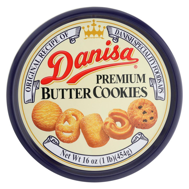 Danisa Cookies - Butter Cookies - Case of 12 - 16 oz.
