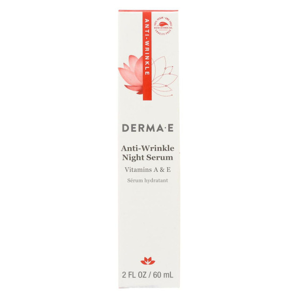 Derma E - Anti - Wrinkle Vitamin A Night Serum - 2 oz.