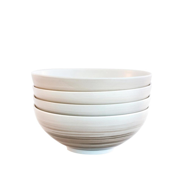 Bambeco Dakota Birch Porcelain Cereal Bowl - Case of 4 - 4 Count