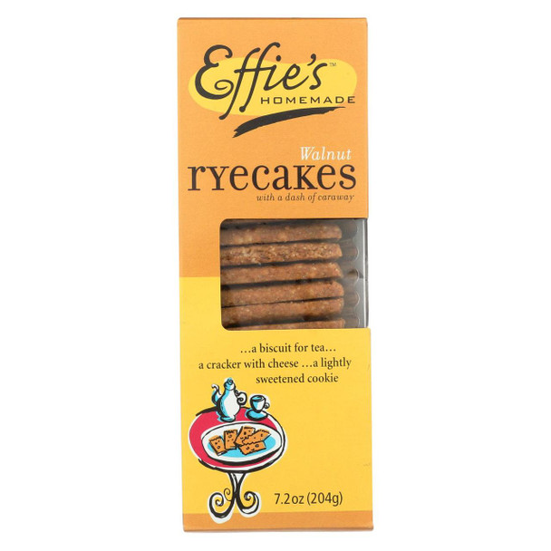 Effie's Homemade Cookies - Walnut - Case of 12 - 7.2 oz.