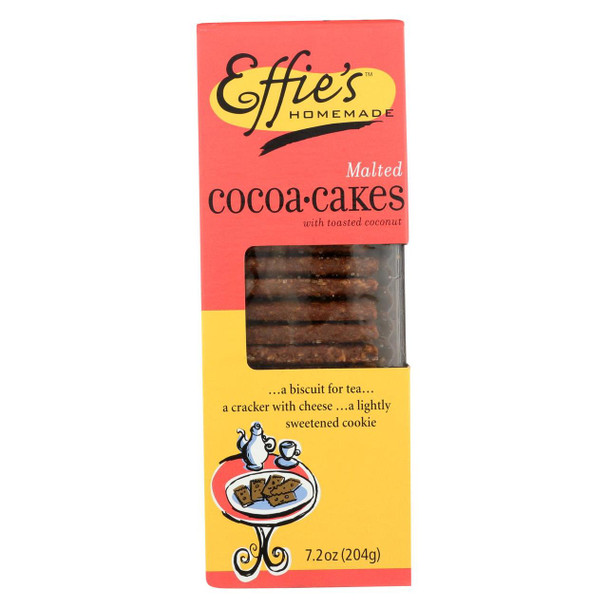 Effie's Homemade Cookies - Malted - Case of 12 - 7.2 oz.