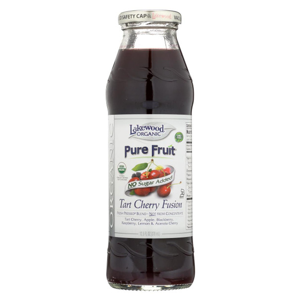 Lakewood Juice - Organic - Tart Cherry Fusion - Case of 12 - 12.5 fl oz