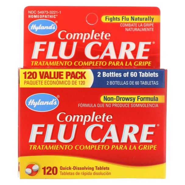 Hyland's Homeopathic Complete Flu Care
 - 120 Tablets