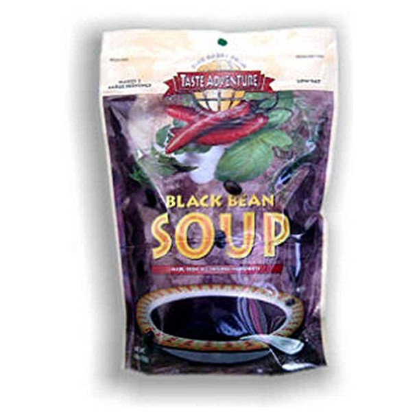 Taste Adventure Organic Black Bean Soup Cups - Case of 6 - 2.5 oz.