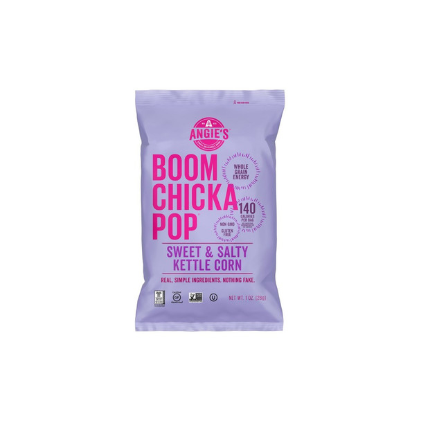 Angie's Kettle Corn Boom Chicka Pop Sweet and Salty Popcorn - Case of 256 - 1 Count