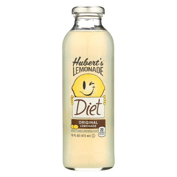 Hubert's Diet Lemonade - Original - Case of 12 - 16 fl oz