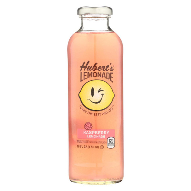 Hubert's Lemonade - Raspberry - Case of 12 - 16 fl oz